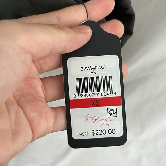 NWT Guess Olive Green Raincoat Utility Trench Coat w/ Belt Hood Pockets Size XS - Picture 5 of 16